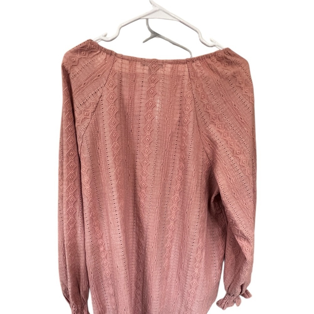 Frye Women's Blush Textured Blouse - Picture 2 of 4